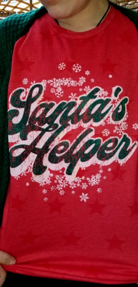 Santa's Helper-Star Tee