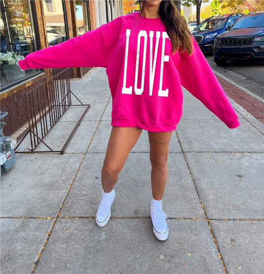 Oversized Love Sweatshirt