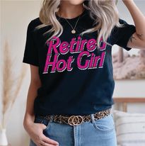 Retired Hot Girl Short Sleeve Tee
